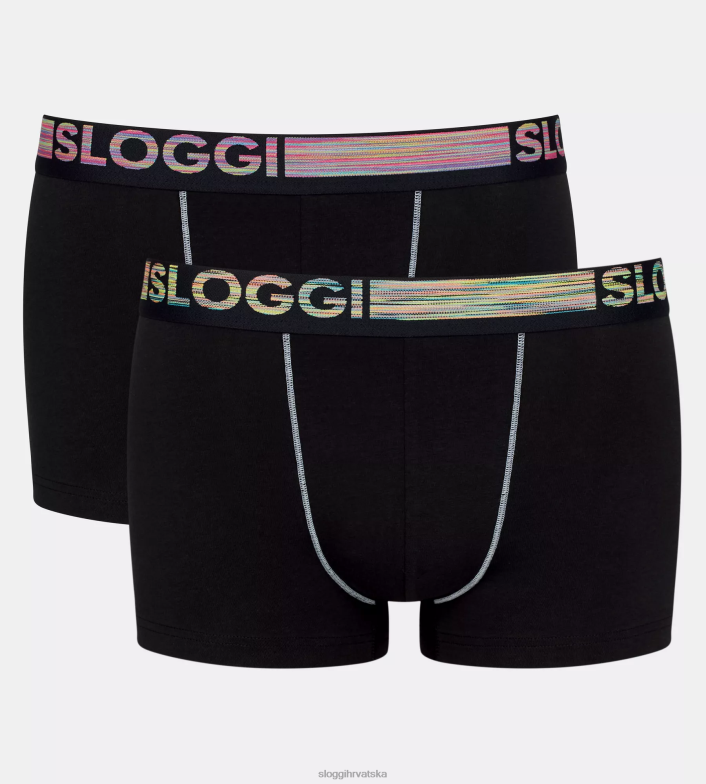 donje rublje sloggi muškarci go abc prirodne hipster gaćice crno 0VT48R889 - Image 3