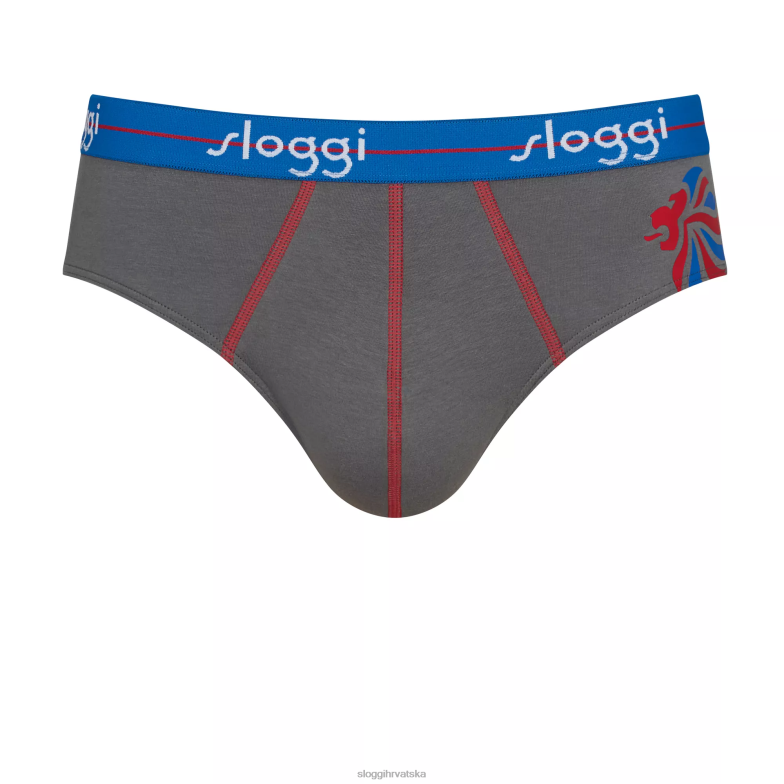 donje rublje sloggi muškarci start smu gb midi gaćice siva kombinacija 0VT48R823 - Image 2