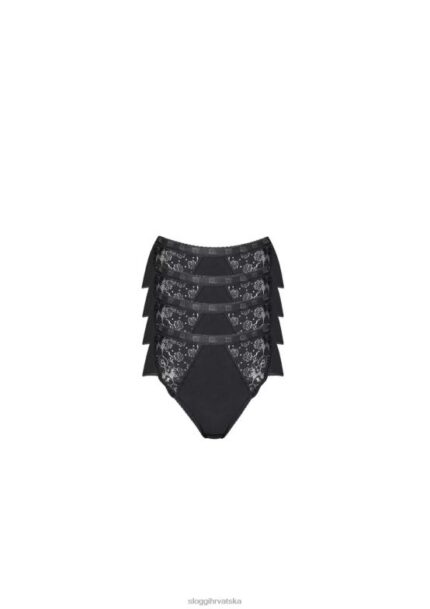 gaćice | sloggi žene chic midi gaćice crno 0VT48R473