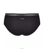 gaćice | sloggi žene idi rebraste hipster gaćice crno 0VT48R644 - Image 4