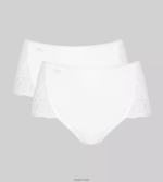 gaćice | sloggi žene pure sense luxe maxi gaćice bijela 0VT48R363