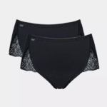 gaćice | sloggi žene pure sense luxe maxi gaćice crno 0VT48R375