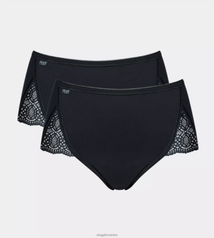 gaćice | sloggi žene pure sense luxe maxi gaćice crno 0VT48R375