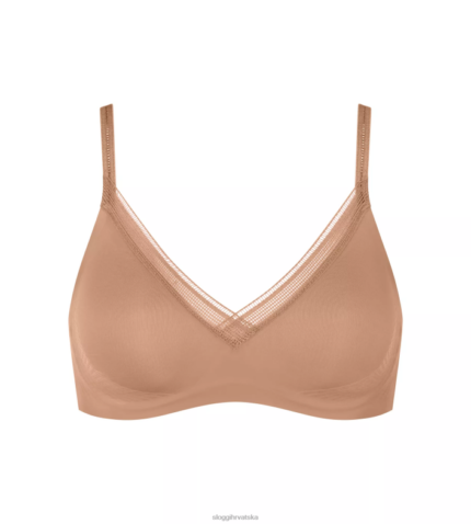 grudnjaci | sloggi žene body adapt twist bralette nostalgična smeđa 0VT48R519