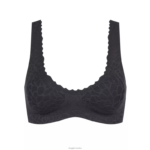 grudnjaci | sloggi žene čipkasta bralette zero feel crno 0VT48R320