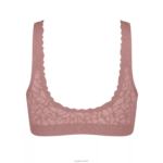 grudnjaci | sloggi žene čipkasta bralette zero feel kakao 0VT48R499 - Image 2