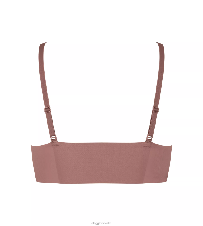 grudnjaci | sloggi žene nula bralette od mikrofibre 2.0 kakao 0VT48R515 - Image 2