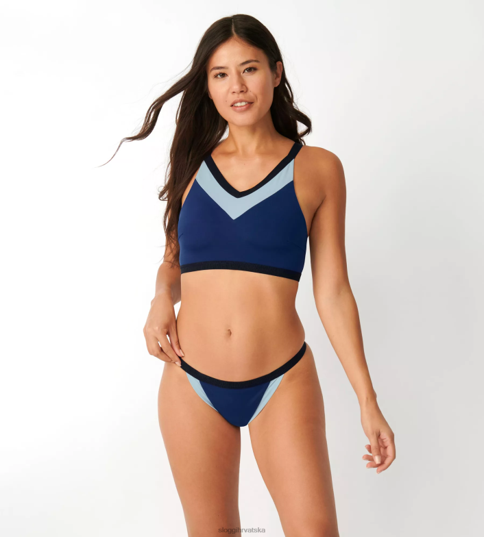 kupaće kostime sloggi žene shore plavi donji dio brazilskog bikinija suton plava 0VT48R531 - Image 6